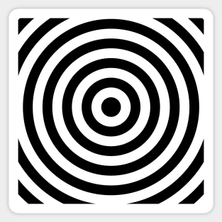 Bullseye (black print) Sticker